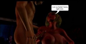 Busty 3D cartoon blonde babe sucks hard cock blowjob and anime, ddredd