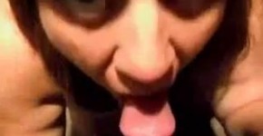 Blowjob is got by Man from Their Puffy GF in a Area, Holohoope