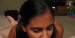 Indian girl loves sucking white cock, conffetka