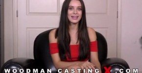 Lana Rhoades beautiful brunette on Woodman Casting, justinwantholes