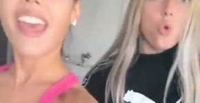 Micaela Caminiti y Apolonia Lapiedra haciendo porno primera vez, Za4yaan4