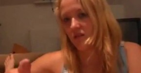 Very good handjob from the girl - Homemade, sixty9girl