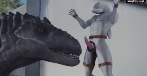 Hardcore Furry BDSM T-Rex Blowjob, Kam724ran