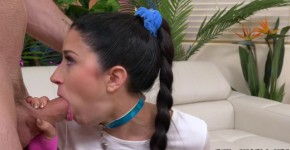 Danny douses Alex Coals ass cheeks in oil and pummels her tight cunt, Hworang21