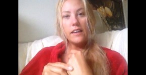 amatory video hot milf blonde posing on web camera, chokobrey