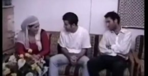 Arabian Muslim MILF Gangbanged in Group Sex by 2 Small Asian Semitic Dicks, sjdhfksjgjhb