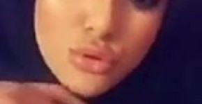 Muslim Hijabi Girl With Big Boobs Takes Sexy Selfie Video, Shawn3