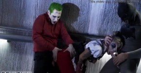 Harley Quinn Fucks Joker & Batman, athend