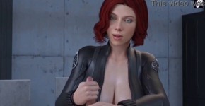 (4K) Scarlett Johansson finds herself in front of an erect penis and decides to masturbate it to make him cum | Hentai 3D, ering