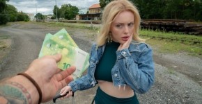 PublicAgent - Big boobs slut Ruby Lee misses train, FAKEhub