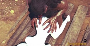 Furry Hentai 3D - Beast and Bunny having wild sex on the mountain - Japanese Manga Anime Yiff Porn Video, Indacin