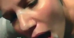German making a delicious blowjob in the bathroom, foxybetty