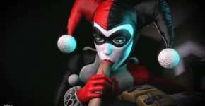 Harley Quinn Suck dick and cum, dedico