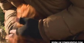 Porn UK - British Ginger Sabrina Jay Gets Dicked at The Farm, ene1das