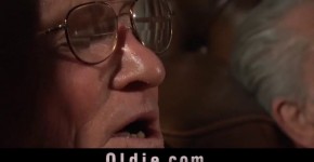 Young babes fucking surprise for old men in the mansion of hard cumshots, Acquen