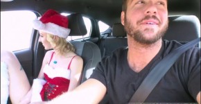 Blonde cocksucker Haley Reed hitchihkes and fucks dudes cock, SaraBigTit
