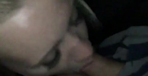Night Time Car Ride turns Sexy when Hot Blonde Girlfriend Bailey Brooke decides to Pull his Cock out and suck it Until she gets 