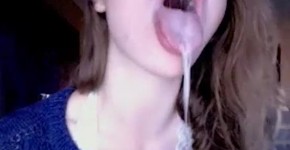 L0v3lyl1ttl3L cutest teen camgirl deepthroat and mouthplay compilation pt.1, Infinn