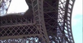 Under the Eiffel Tower in Paris France, extreme public sex risky threesome orgy, eras1hent