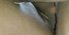 Jamaican Stretching Ms Ann Tight juicy hairy PUSSY & Cumming all over that Dat LONG JUICY DICK ( listen to Ms Ann moaning), 