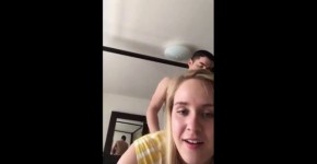 Cute amateur blonde gets fucked from behind, iamluisa