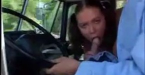 Naughty schoolgirl Mimi Allen fucks with bus driver, Wysacansbabes