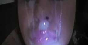 Boquete com Gozada Na Cara - Busty Brunette in Blowjob with Cum Facial Huge, ititerar