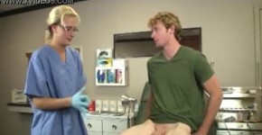 Sexy Doctor Causes A Huge CUmshot, Bana4ed