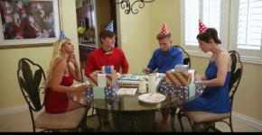 Mother Swap with Son and Best Friend Mom at Birthday... Olive Glass, Brooklyn Chase, Tyler Cruise, Oliver Faze, Evie74M546ae