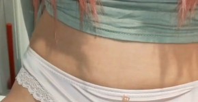 Step-sister asks my opinion on her new underwear, have to check if the material is very soft, aldere