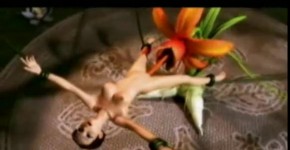 Final Fantasy XXX Sexy body of a nymph fucks with a plant, Zelanela