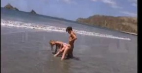 Sexy sally bends over and gets her perfect ass fucked on the beach, emilmano