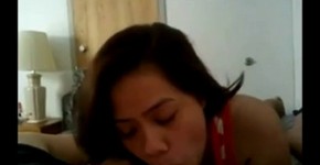 Filipina Aline sucking and swallow, EllieTheAngel