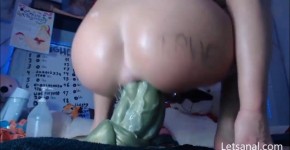 Visite Girls4cock.com *** Blonde Teen Solo Anal Punishment, Qui2lli