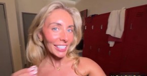 BustyCoed Bonnie Blues Tight Pussy Stretched by Hung Strangers Massive Cock in Locker Room Fuck Fest, racopip14x