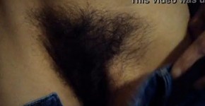 MILF wife shows off her hairy pussy, Ianton1