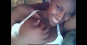 Busty ebony chick on webcam, SimplyLeyna
