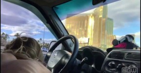 Road head on the Las Vegas Boulevard, engond