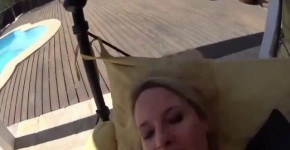 Hot Blonde Mom Takes Creampie On Table, HotDebbie