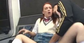 Chikan The Molester Gropers Blonde School Girls in LA 2 Scene 5 - DJ Dani Jensen, AprilLover