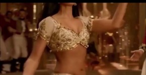 (Part 2) Indian actress Katrina Kaif hot bouncing boobs cleavage navel legs thighs blouse with Aamir Khan in Thugs of Hindostan 