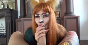 horny fox sucks huge cock kriss kiss ixxx, isatengent
