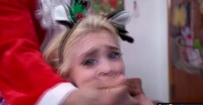 Big ass blonde Anastasia Knight fucking with Santa Claus doggystyle fucked, Slemgem66666