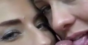 double blowjob from 2 sexy girls amatuer video, yima2lded