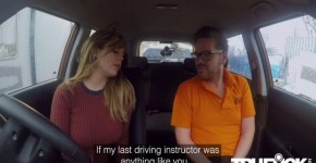 Madison Stuart In 34F Boobs Bouncing in driving lesson, yiseds