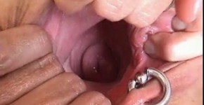 Fisting Pierced Pussy and Gaping Cunt Closed Ups, Usoker