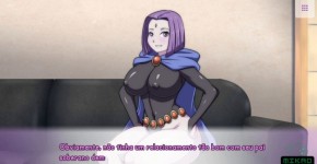 WaifuHub ep 5 entrevista com Ravena de Jovens teen titans hentai, entastent