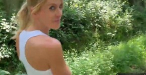 Kinky German Blonde MILF Outdoor Creampie, cindymales19hot
