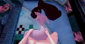 Megara getting fucked from your POV, gets side fucked until you cum in her pussy - Hercules Hentai., Hasamus