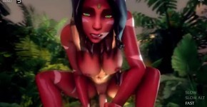 Cartoon nidalee queen of the jungle, leoneros